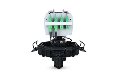 Cierre de Empalme FTTx segundo nivel para 8 acopladores SC simplex y Divisor Óptico 1X8 SCA grado IP68 Clamp-Block