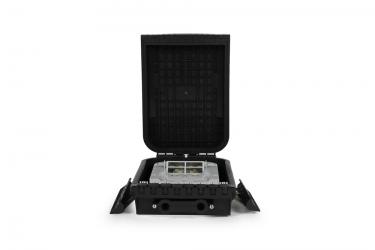 Cierre de Empalme FTTx segundo nivel para 16 acopladores SC simplex grado IP65 Clamp-Block para 16 empalmes (incluye charolas)